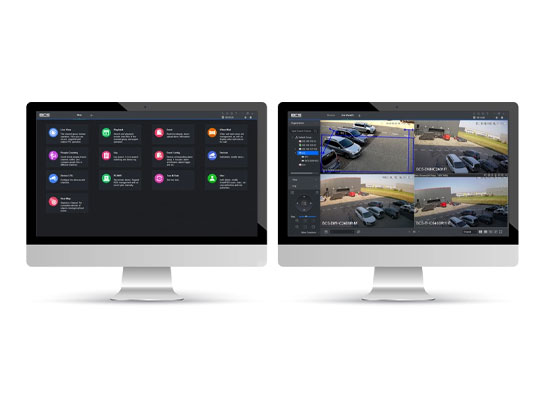 Interfaz principal de Smart PSS Lite - Monitoreo de cámaras